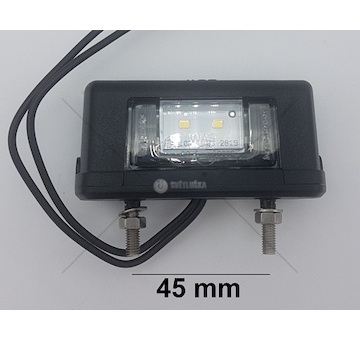 Osvětlení SPZ W52 LED černé