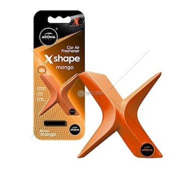 Osvěžovač vzduchu AROMA CAR X Shape Mango