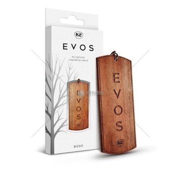 Osvěžovač vzduchu do auta k2 evos boss, závěsná dřevěná destička v034_A