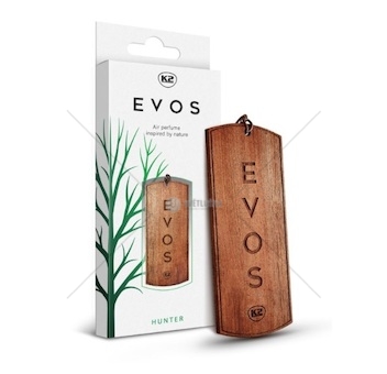 Osvěžovač vzduchu do auta k2 evos hunter, závěsná dřevěná destička V036_A