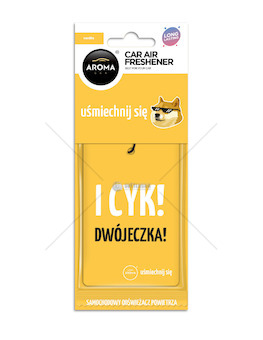 Osvěžovače vzduchu AROMA CAR LETS SMILE Cotton Vanilla