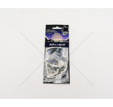 Osvěžovače vzduchu AROMA CAR MUERTOS Skull in Hat Black Oud