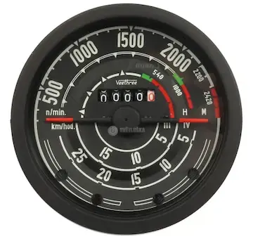 Otáčkoměr s počítadlem mh | 86.350.967-7