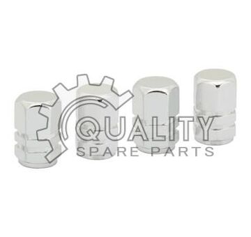 Ozdobné kryty ventilků stříbrné