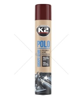 Oživovač plastů K2 Polo Cockpit 750 ml - káva