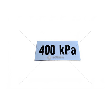 Označení tlaku pneumatik - 400kPa TAB 400