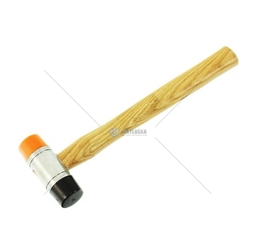 Palička pryžová 35mm s dřevěnou rukojetí