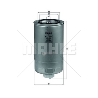 Palivový filtr MAHLE KC 214
