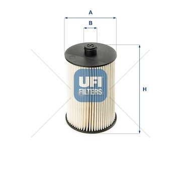 Palivovy filtr - volvo s60 2.4d/ v70 2.4d/ xc90 2.4d 05> WUFI 26.018.00