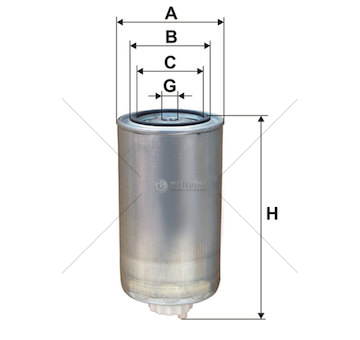 Palivový filtr WIX FILTERS 95107E