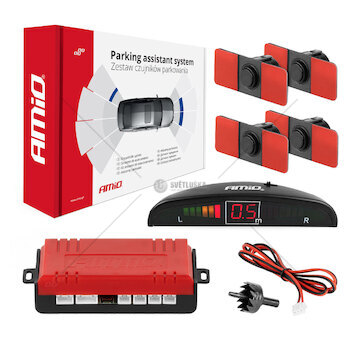 Parkovací asistent 4 senzory černá vnitřní 16,5mm