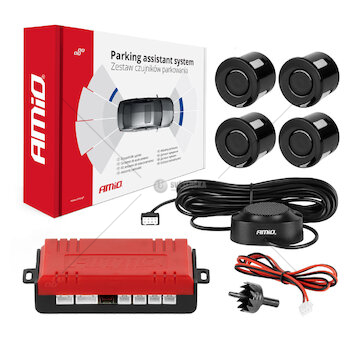 Parkovací asistent Buzzer 4 senzory černé