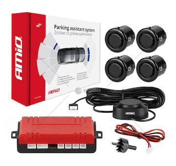Parkovací asistent Buzzer 4 senzory černé Gold 18mm