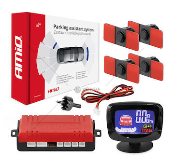 Parkovací asistent LED-GRAF 4 senzorů černá vnitřní 16,5mm