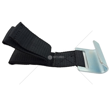 Pás s plochým hákem pro napínání plachty