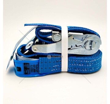 Pás upínací 2T/4m s ráčnou modrý