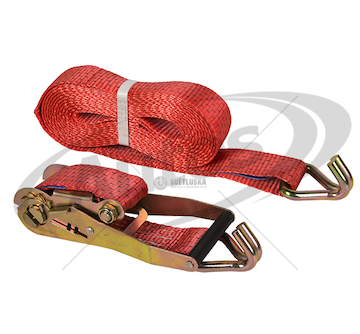 Pás upínací  5t/50mm/ 6m klasik ráčna, červený 0133399_A