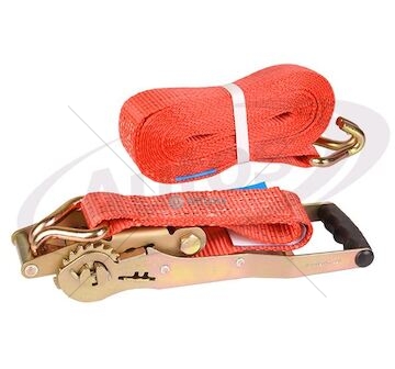 Pás upínací  5t/50mm/ 8m ergo ráčna, červený 0122309_A