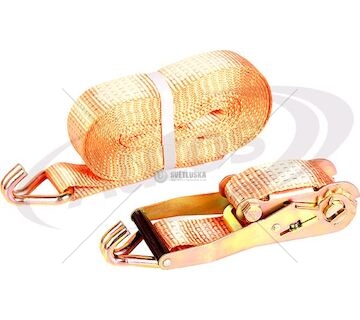 Pás upínací  5t/50mm/ 8m klasik ráčna, oranžový 0039780_A