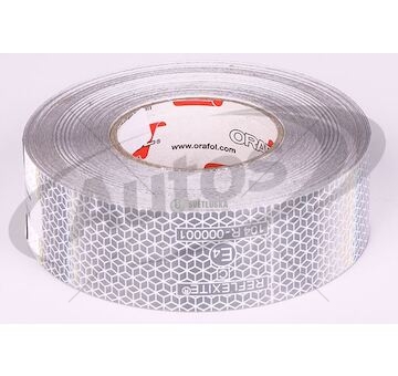 Páska reflexní bílá na skříň l+j ec104 +1542/ 50mm 0107761_A