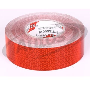 Páska reflexní červená na skříň l+j ec104 +1242/ 50mm 0020759_A