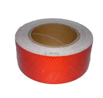 Páska reflexní červená SZEROKO