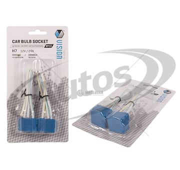 Patice žárovek h7 - 12v/24v keramická 90° s kabelem 15cm -  sada 2 ks 0191174_A