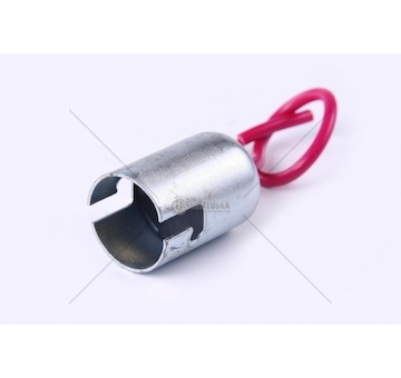 patice žárovky BA15s kovová