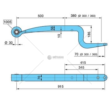 Pero listové 500/380 1 list bpw 0030100_A