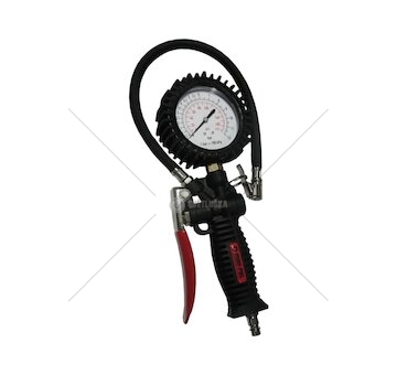 Pistole na hustění pneumatik s manometrem, velký budík MAR-POL