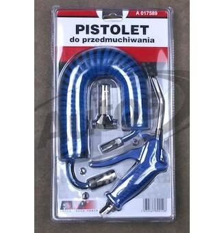 Pistole vzduchová s hadicí 3-5m, hrdlem 
