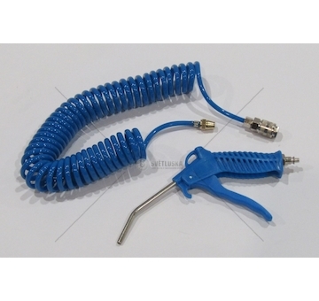 PISTOLET DO PRZEDMUCHIWANIA + WAZ SPIRAL  PGA004/S