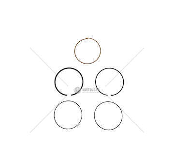 Piston Ring Kit ALMERA II (N16) QG18D Kolbenschmidt
