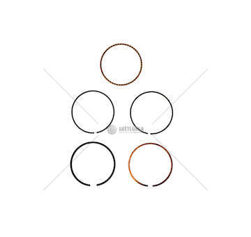 Piston Ring Kit SAMURAI SJ410 Mec-Diesel