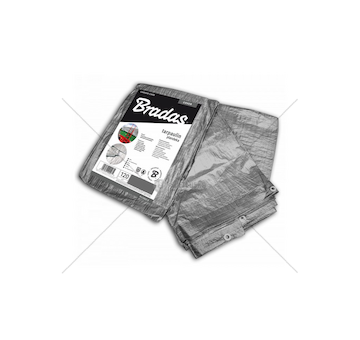 Plachta zakrývací, zesílená 3x4m, 120g/m² SILVER