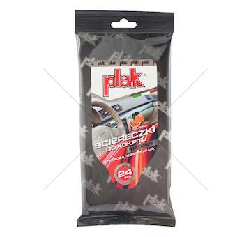 PLAK utěrky na palubní desku, matné – grapefruit 24ks