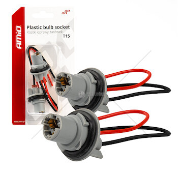 Plastová objímka na žárovku 2 ks T15