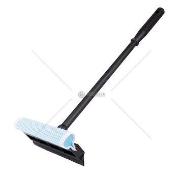 Plastová stěrka na mytí skel, oboustranná AMiO-03852