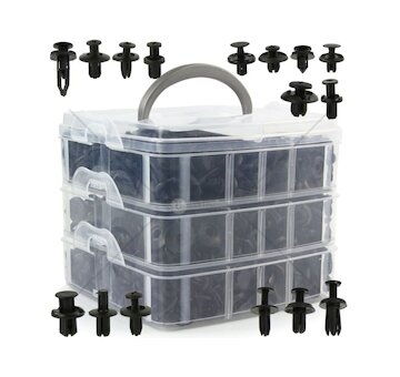 Plastové spojovací kolíky a příchytky 630ks MAR-POL