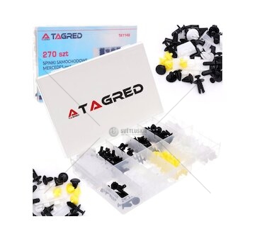 Plastové spojovací spony a příchytky sada 270 ks na Mercedes TAGRED