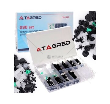 Plastové spojovací spony a příchytky sada 290 ks na BMW TAGRED