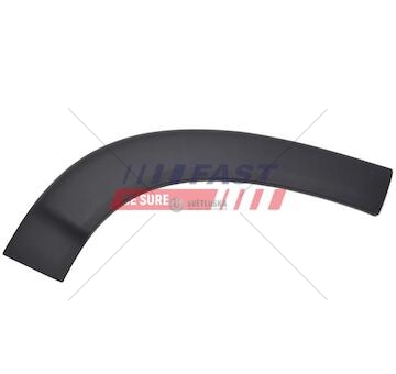 Plastový lem levých dveří šedý ft90756