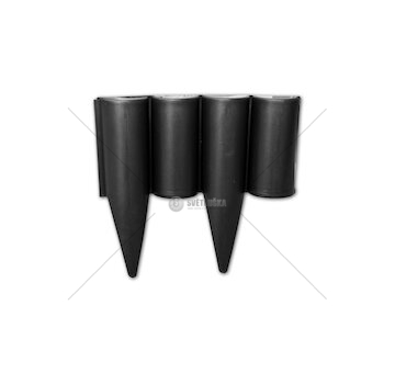 Plastový obrubník - palisáda 2,5m, 225mm, černá PALGARDEN