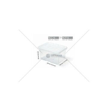 Plastový úložný box bez víka 16