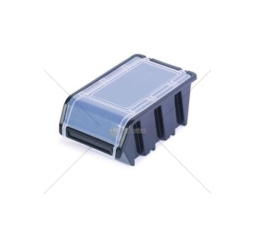 Plastový úložný box s víkem černý TRUCK PLUS KTR20F KISTENBERG