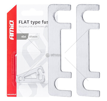 Ploché páskové pojistky FLAT 41mm 40A AMIO-03490