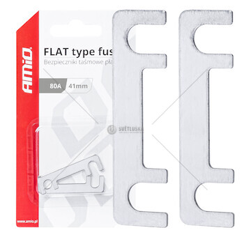 Ploché páskové pojistky FLAT 41mm 80A AMIO-03493
