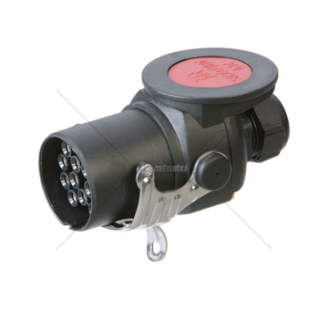 Plug, coiled cable SPINA 15P/24V ISO 12098 CONTATTI A CRIMP JAEGER