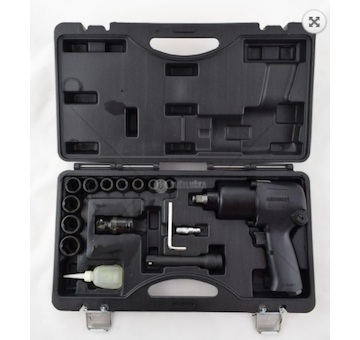 Pneumatický rázový utahovák MTX premium sada 1/2