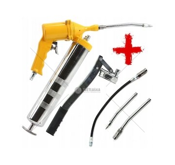 Pneumatický, ruční mazací lis, maznice 400ml MAR-POL